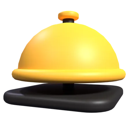 Cloche de réception  3D Illustration