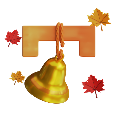 Cloche de Thanksgiving  3D Icon