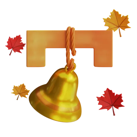 Cloche de Thanksgiving  3D Icon