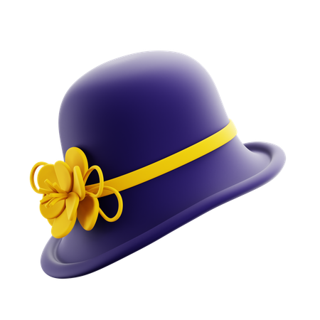 Cloche Hat  3D Icon