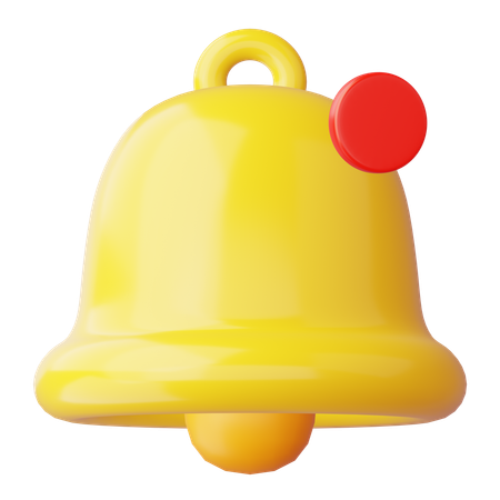Notification de cloche  3D Icon