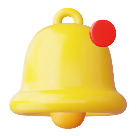 Notification de cloche  3D Icon