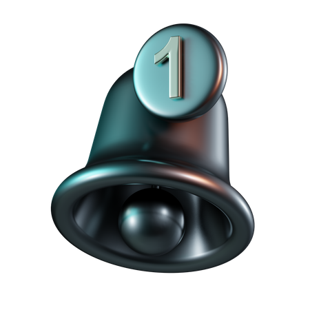 Notification de cloche  3D Icon