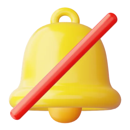Cloche éteinte  3D Icon