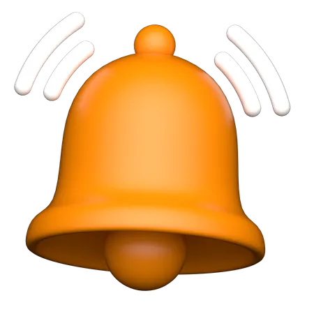 Cloche qui sonne  3D Icon