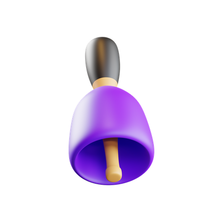 Cloche violette  3D Icon