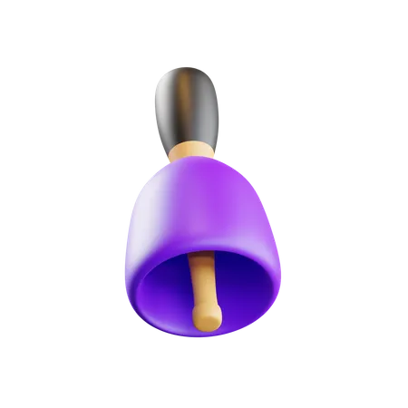 Cloche violette  3D Icon