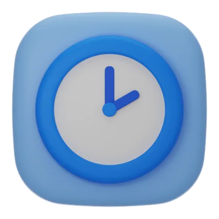 Clock 3 D User Interface 3D Icon