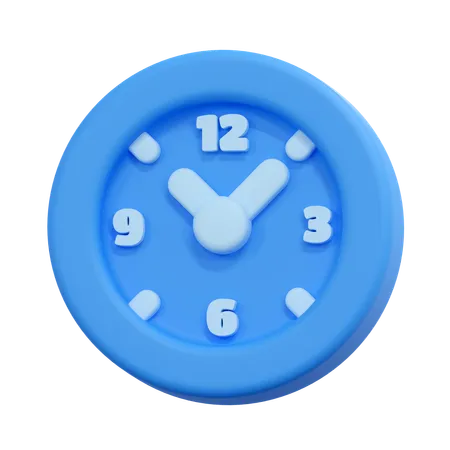 Clock Illustration 3D Icon