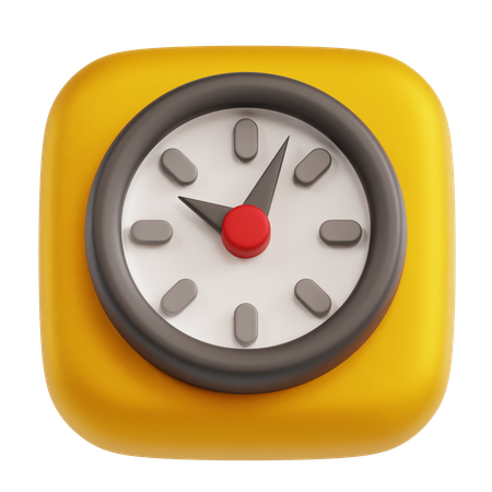 Clock  3D Icon