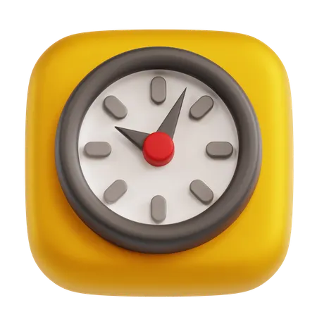 Clock  3D Icon