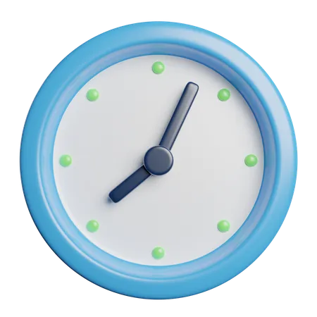 Clock Time Management 3D Icon