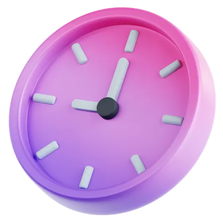 시계  3D Icon