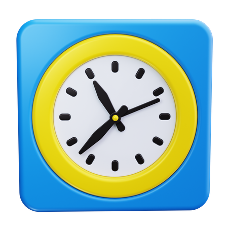 時計  3D Icon