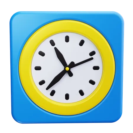 時計  3D Icon