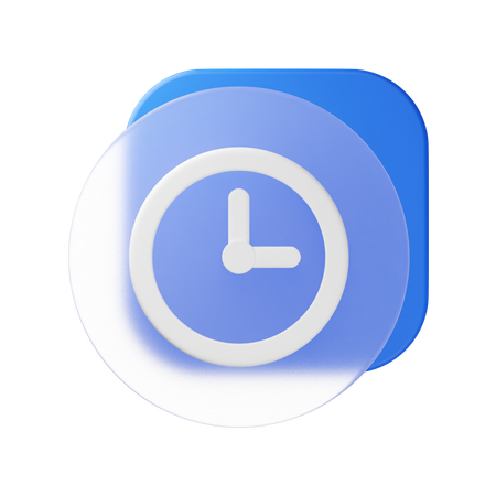 Clock  3D Icon