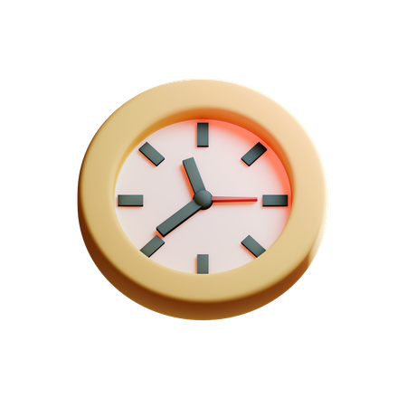 Clock  3D Icon