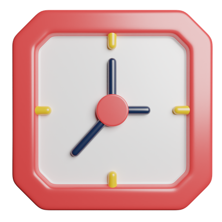 時計  3D Icon