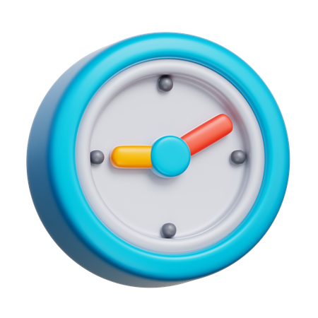時計  3D Icon