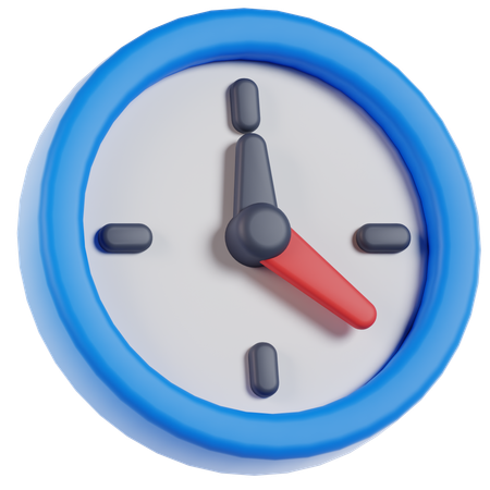Clock  3D Icon