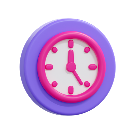 Clock  3D Icon
