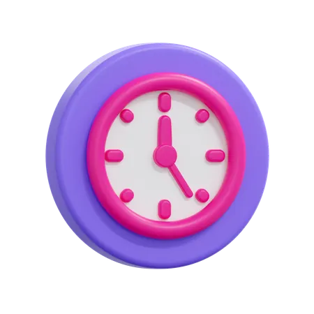 Clock  3D Icon
