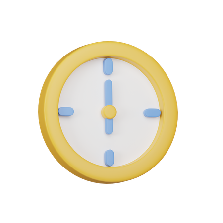 Clock  3D Icon