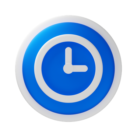 Clock  3D Icon