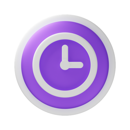 Clock  3D Icon