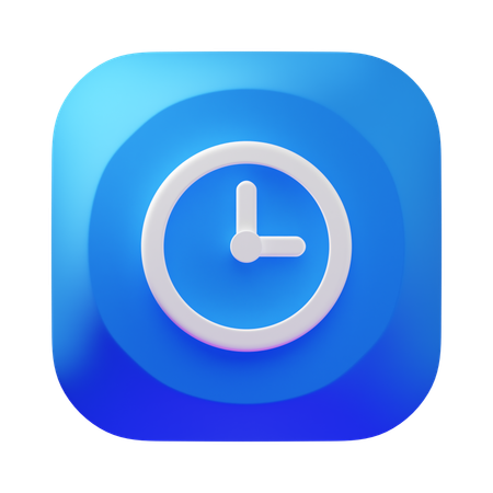 Clock  3D Icon