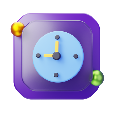 Clock  3D Icon