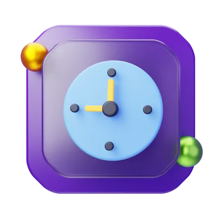 Clock  3D Icon