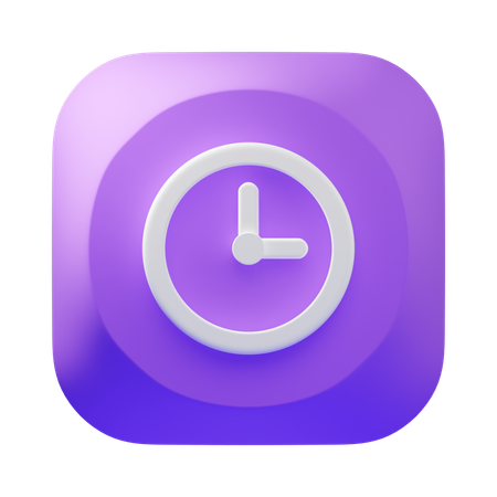 Clock  3D Icon