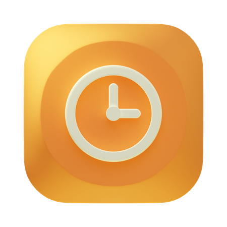 Clock  3D Icon