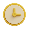 3d clock logo