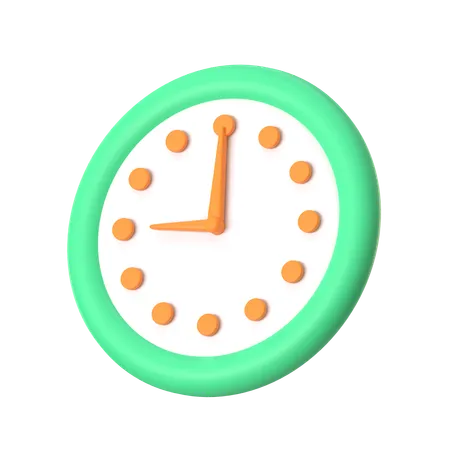 Clock  3D Icon