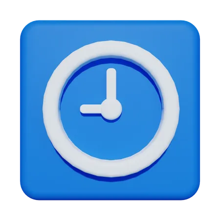 Clock  3D Icon