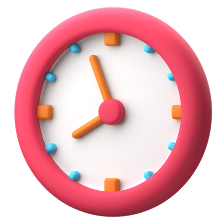 Clock  3D Icon