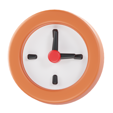 Clock  3D Icon