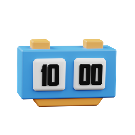 Clock  3D Icon