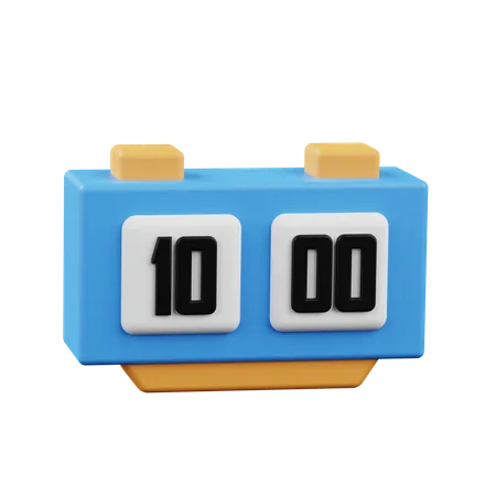 Clock  3D Icon