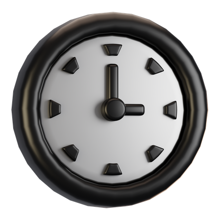 Clock  3D Icon