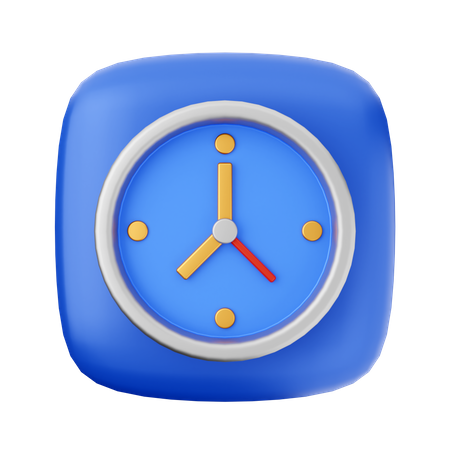 Clock  3D Icon