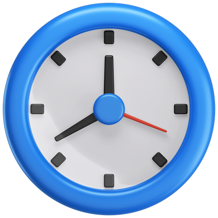 Clock  3D Icon