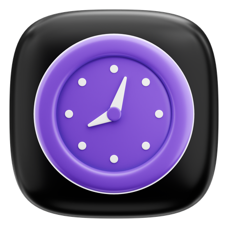 Clock  3D Icon