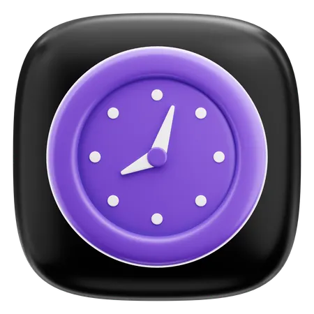 Clock  3D Icon