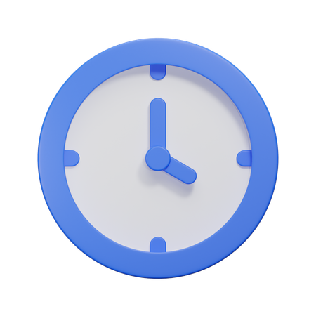 Clock  3D Icon