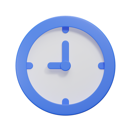 Clock  3D Icon