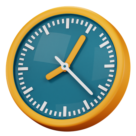 Clock  3D Icon