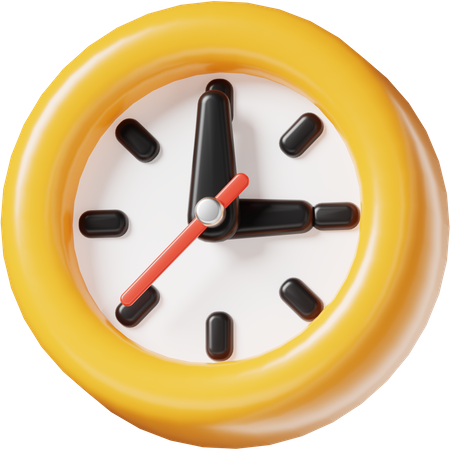 Clock  3D Icon